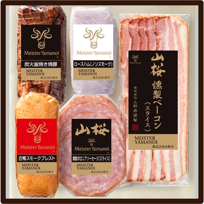 【マイスター山野井】炭火釜焼き焼豚と合鴨セット