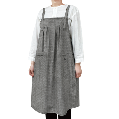 95175 吊り紐エプロン　カラー：グレンチェック
