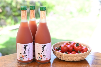 12：フルーツトマトジュース華小町　　　（ 720ml ）12本入り　　ラベルのデザインが変わりましたので写真ができ次第差し替えます