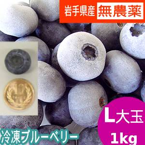 冷凍ブルーベリー1ｋｇ（Lサイズ大玉）