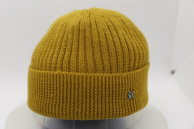 ノックス（KNOX）　ショートリブニット　イエロー　　日本製