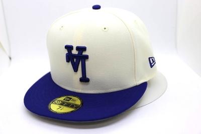 ニューエラ（NEWERA）　ロサンゼルス・ドジャース（アップサイドダウン限定生産モデル）　アイボリー＆ブルー　7 1/4(57.7cm)|7 1/2(59.6cm)