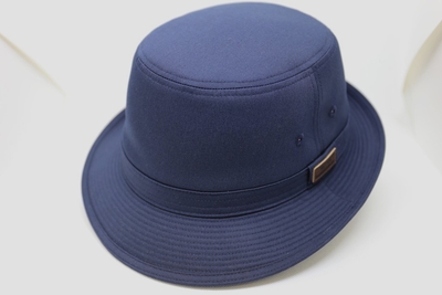 バタフライ（Butterfly）　コートクロスアルペンハット　ネイビー　M(56.5cm)|L(58cm)　日本製