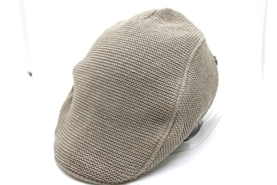 ステットソン（STETSON）　麻ニットハンチング　ベージュ　フリー(55cm～59cm)　日本製