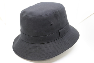 HatTsujino（オリジナル）　コットンサファリハット　ブラック　S(55cm)|M(57cm)|L(59cm)　日本製