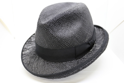 HatTsujino（オリジナル）　バオホンブルグハット　ブラック　L(59cm)||LL(61cm)　日本製