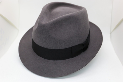 HatTsujino（オリジナル）　ファーフェルトソフトハット　グレー　53cm|55cm|56cm|59cm|61cm|62cm　日本製
