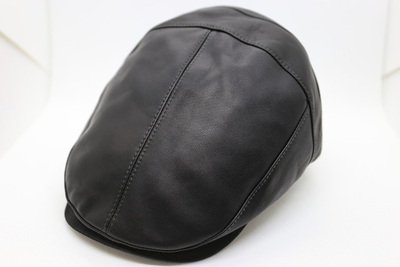 Topi工房　本革ハンチング　ブラック　M(58cm)|L(60cm)　日本製