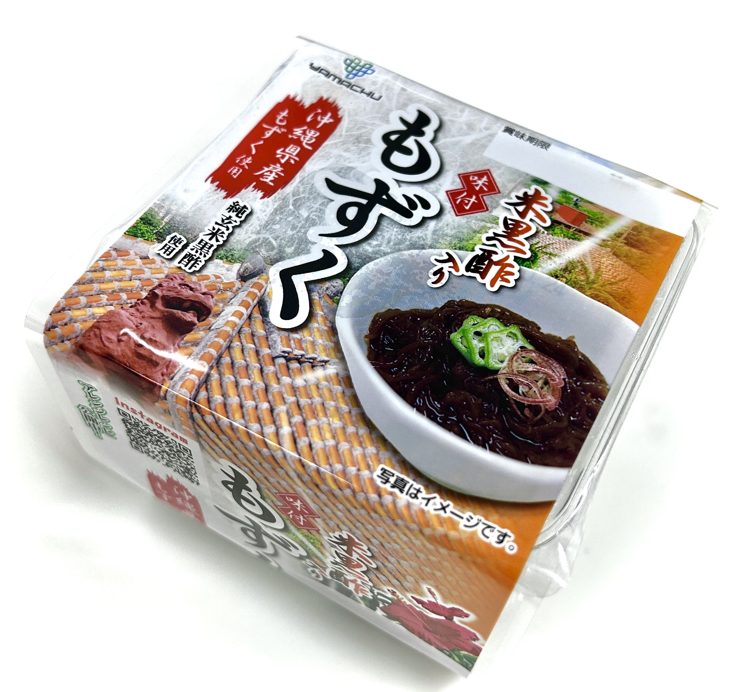 送料無料】沖縄県産 味付もずく 米黒酢入り 70g×3段 12個セット | 山忠