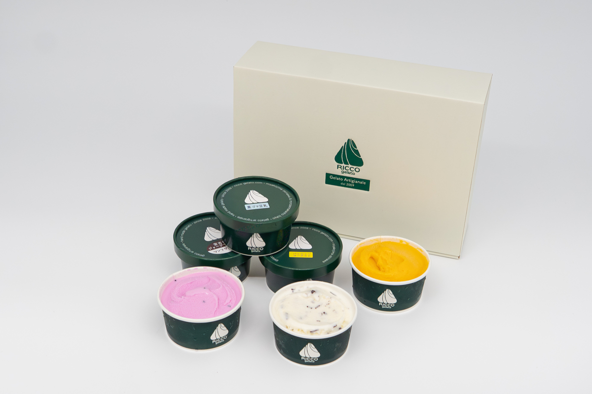 選べるジェラート6個セット（うち3個はプレミアムジェラート）