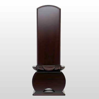 モダン幸せれんげ　紫檀　4.5寸 【通常納期約3週間～1ヶ月】