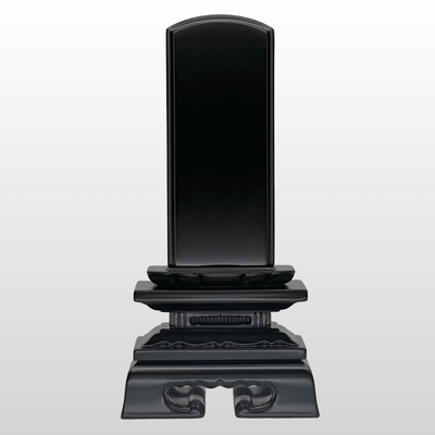 幸せれんげ　黒檀　4.5寸 【通常納期約3週間～1ヶ月】