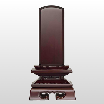 幸せれんげ　紫檀　4.5寸 【通常納期約3週間～1ヶ月】