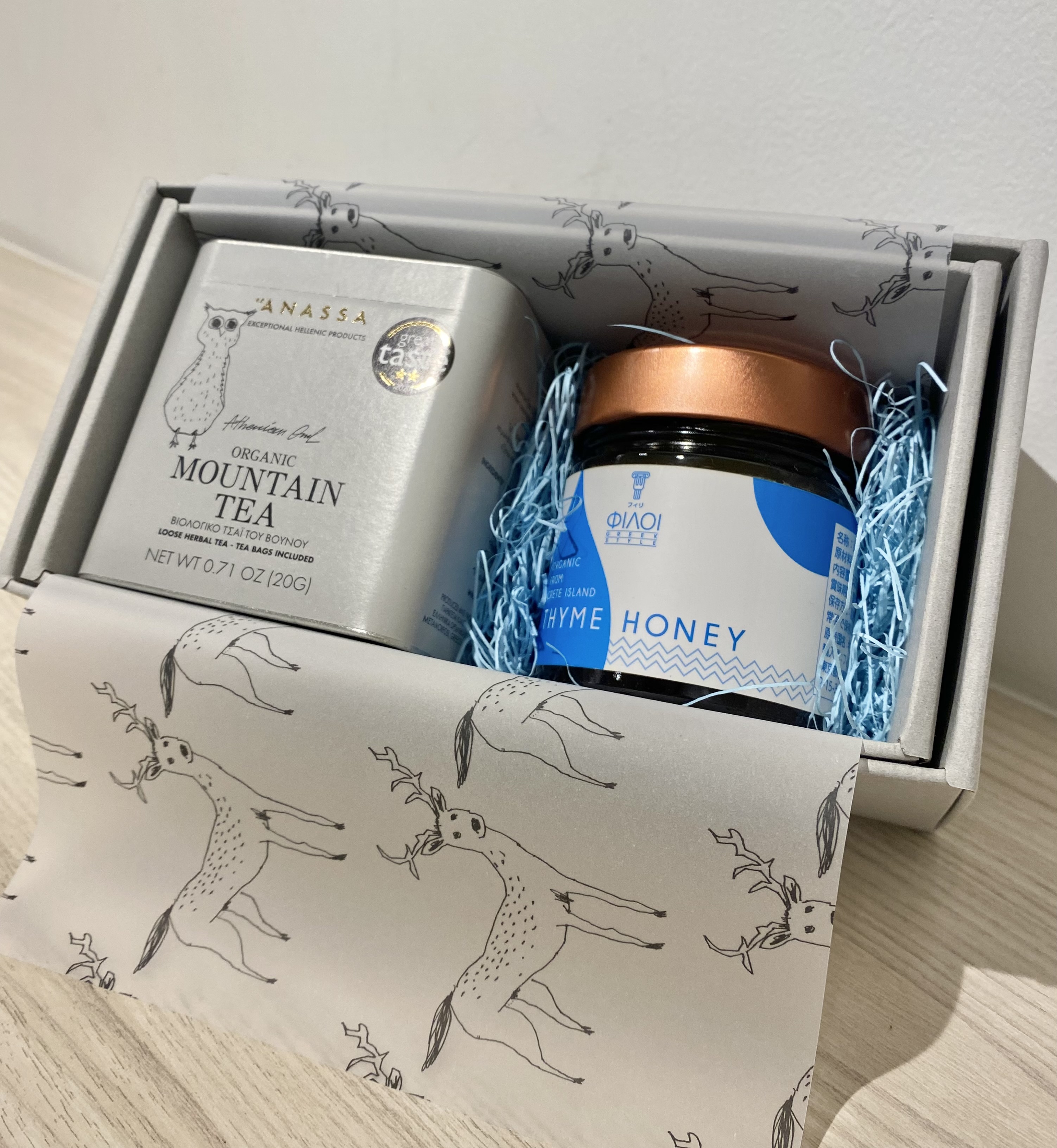 ギフトボックス A 【フィリ タイムハニー＆ANASSA ハーブティー