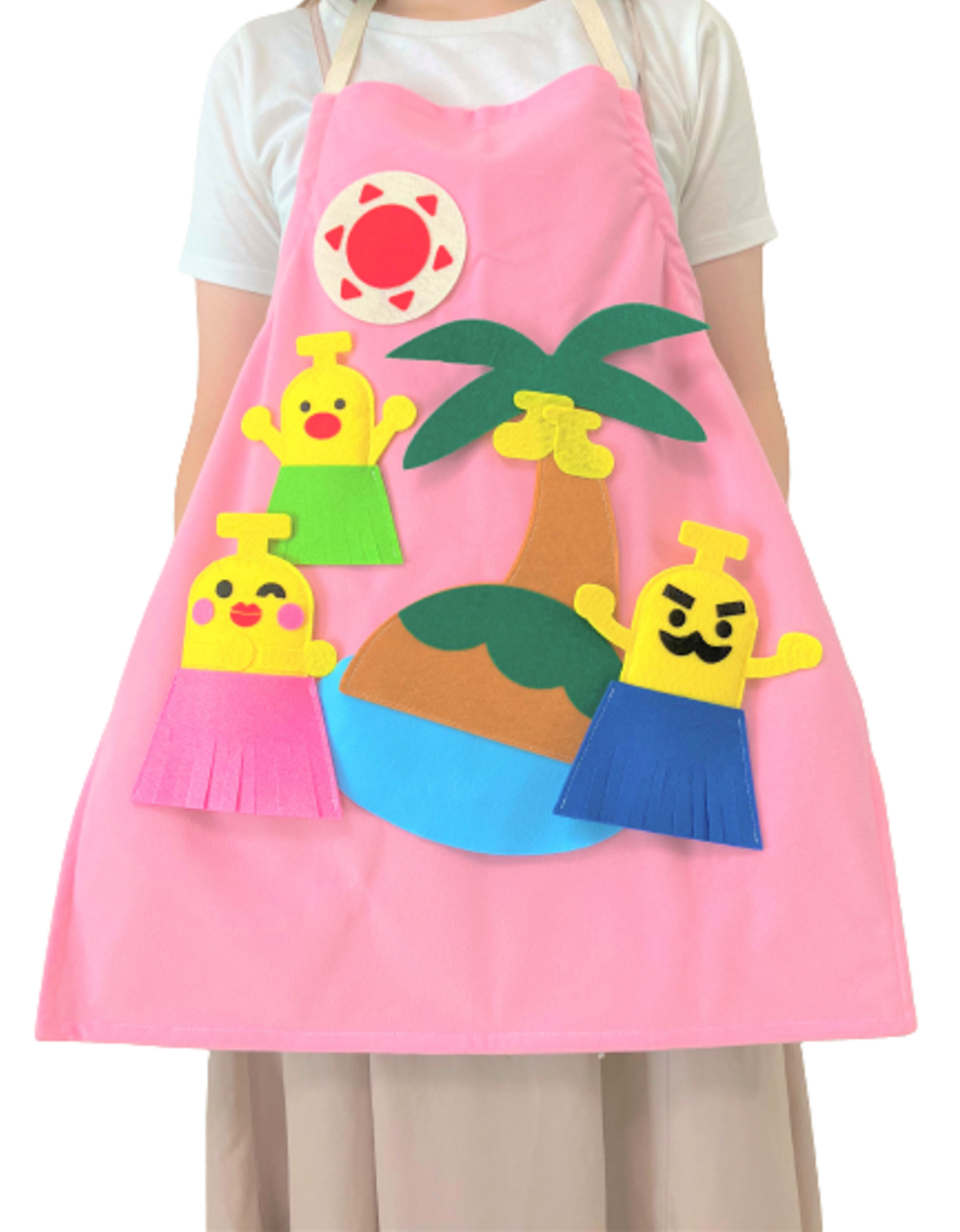 おはなしエプロン（バナナのおやこセット） | てくてくもSHOP