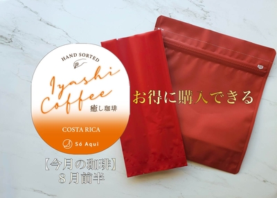 【8月前半】　癒し珈琲　コスタリカ