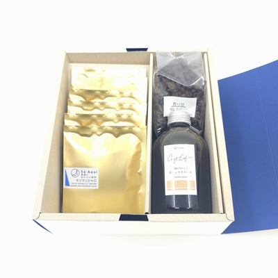 【クラフト珈琲ギフト】普通においしいカフェラテベース＋ドリップバッグ６袋