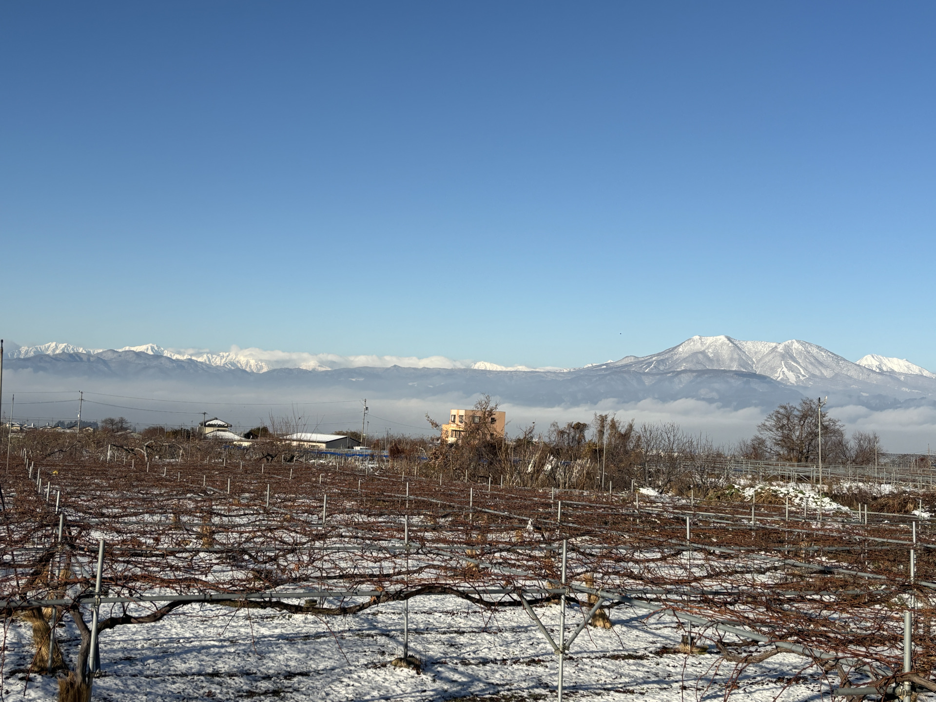 白馬連山,飯縄山,戸隠山