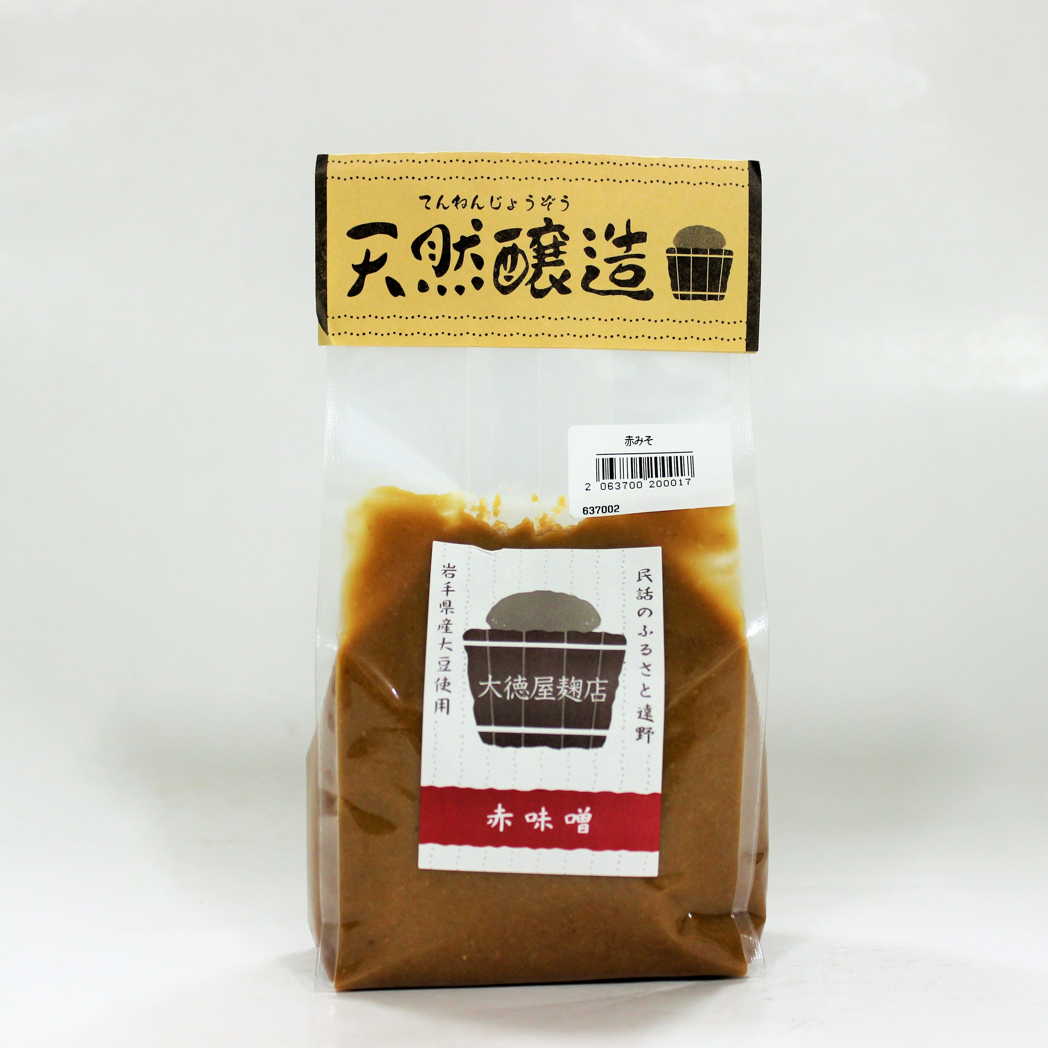 大徳屋麹店 赤味噌 道の駅遠野風の丘 オンラインショップ