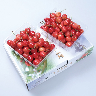 佐藤錦バラ詰め 秀品約350g&times;2P（Lサイズ以上）