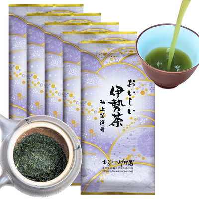 おいしい伊勢茶 極上茶通用100g&times;5袋 お徳用セット 三重県産 高級深蒸し茶【メール便OK】