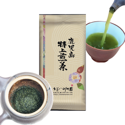  かごしま知覧茶「鹿児島特上煎茶」100g さえみどり品種 深蒸し煎茶 かごしま茶 2026年産一番茶【メール便OK】4/28入荷