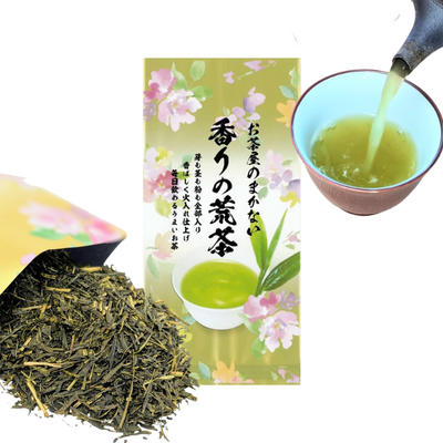 お徳用静岡茶 深蒸し「香りの荒茶」100g （無選別荒茶）【メール便OK】旧「毎日茶」