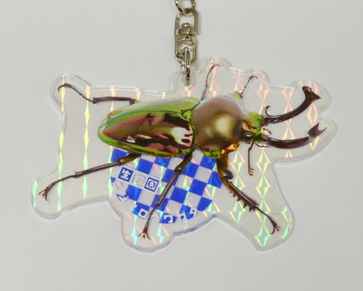 オリジナル】カブクワキラキラアクキー | 生物園オンラインショップ