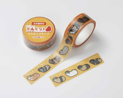 【オリジナル】もっともっとモルモットマスキングテープ（10/21新発売）