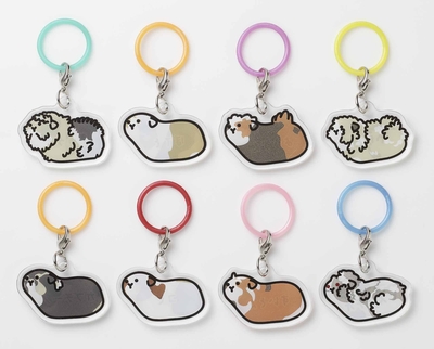 【オリジナル】もっともっとモルモットアクリルチャーム（全8種）☆ブラインド商品☆（10/21新発売）
