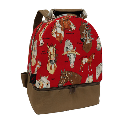 New!ジョッパーブーツ収納ライディングリュック/ステーブルメイト/レッド