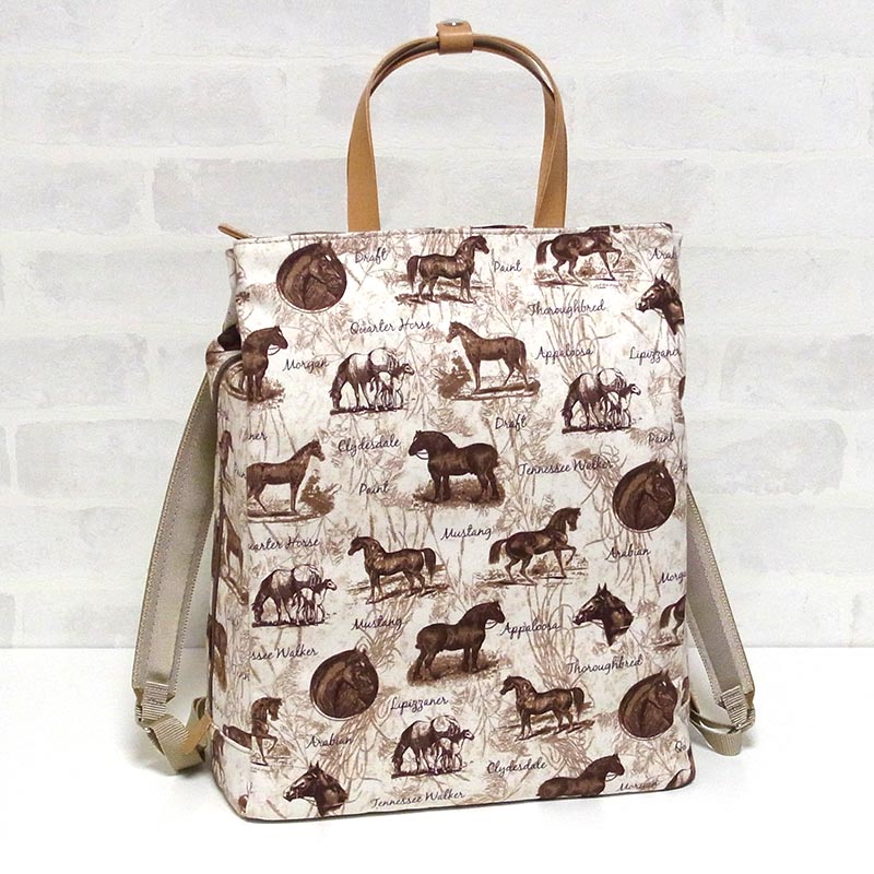 馬柄トート型リュック トーティリュック/ホーススケッチ | アトリエ