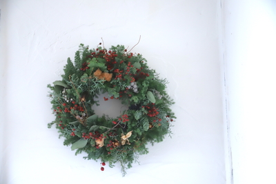 Joyeux noël  Wreath L <RED>