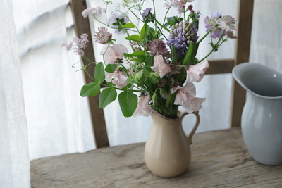 ピッチャーとお花のセット＜2月7日着便＞