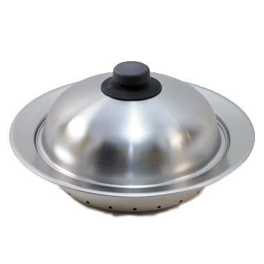お鍋にのせて簡単蒸しプレート ドーム型 20㎝～22㎝ | 燕三条金物本舗