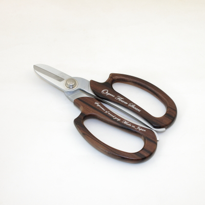 万葉黒檀グリップ 花はさみ 燕三条金物本舗