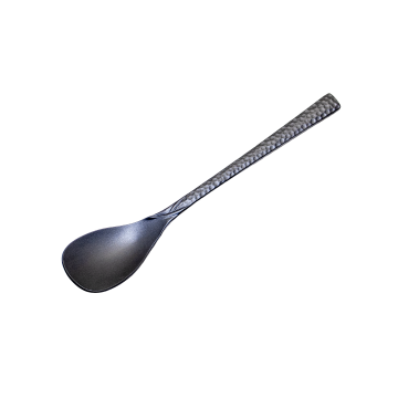 槌目カトラリー　クロ　ティースプーン