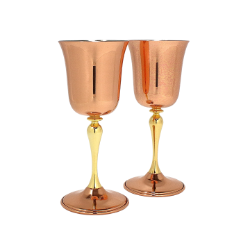 銅ワインカップ ベル2個組