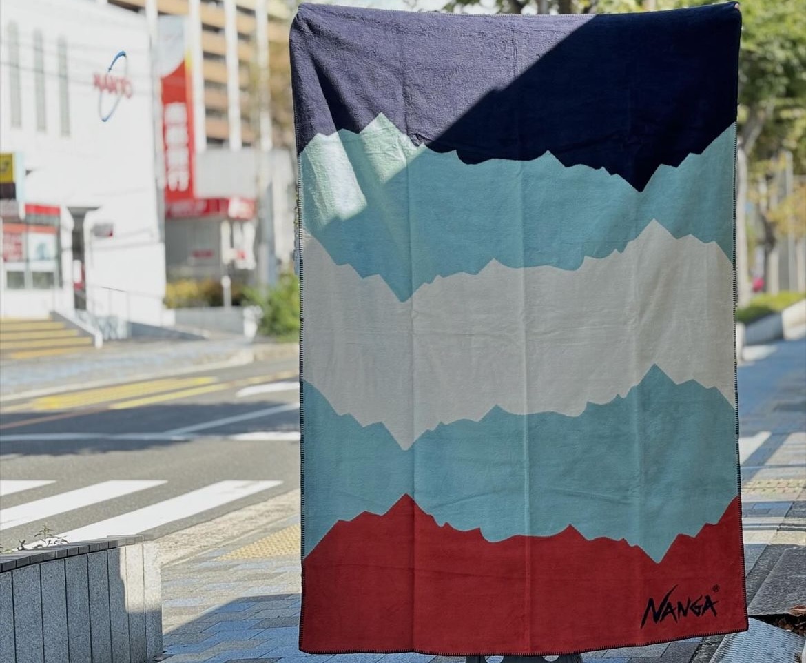 NANGA ナンガ MULTI COLOR RIDGELINE COTTON BLANKET S MULTI SINGLE NG2443-4A003-A N0003099 マルチカラーリッジラインコットンブランケット シングル NANGA ナンガ MULTI COLOR RIDGELINE COTTON BLANKET S MULTI SINGLE
