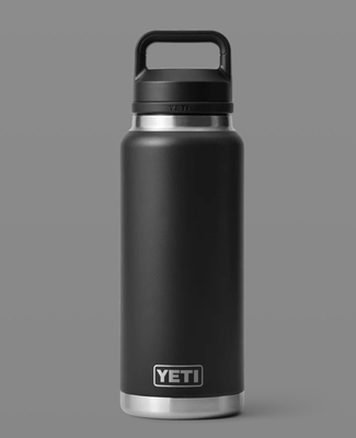 WATER BOTTLE WITH CHUG CAP【BLACK】【36oz】