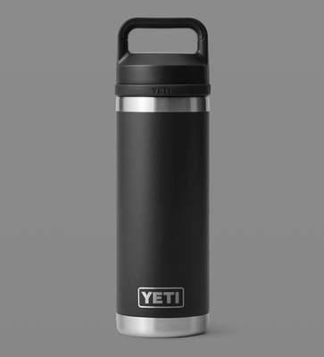 WATER BOTTLE WITH CHUG CAP【BLACK】【18oz】