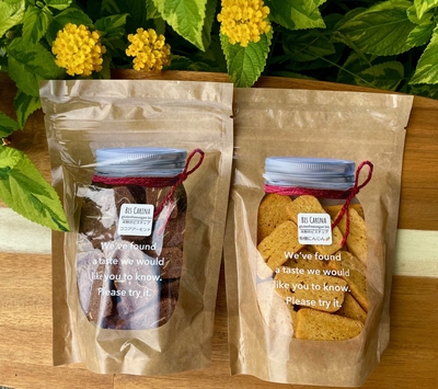 米粉のビスチップ～有機にんじん・ココアアーモンド～2種セット(グルテンフリーヴィーガン）