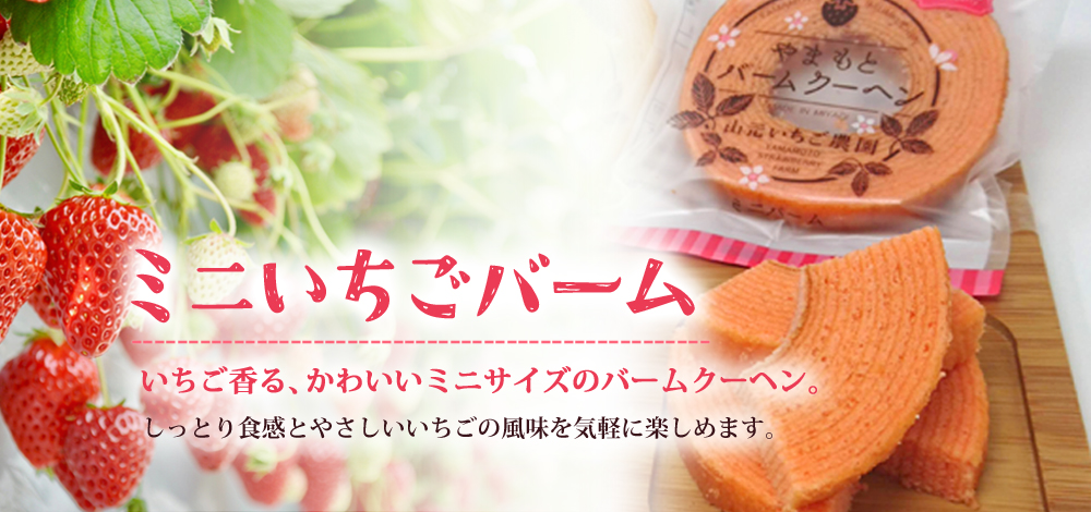 ミニいちごバーム