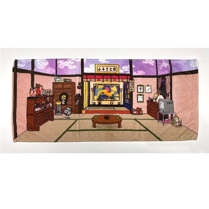 まみむぅもんすけさん専用 ジンギス談！ スタジオセットイラスト フェイスタオル【HBC】 | HBC