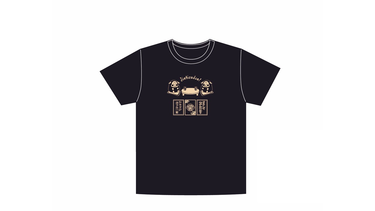 ジンギス談！ トークカードTシャツ ネイビー 【HBC】 | HBCショップ