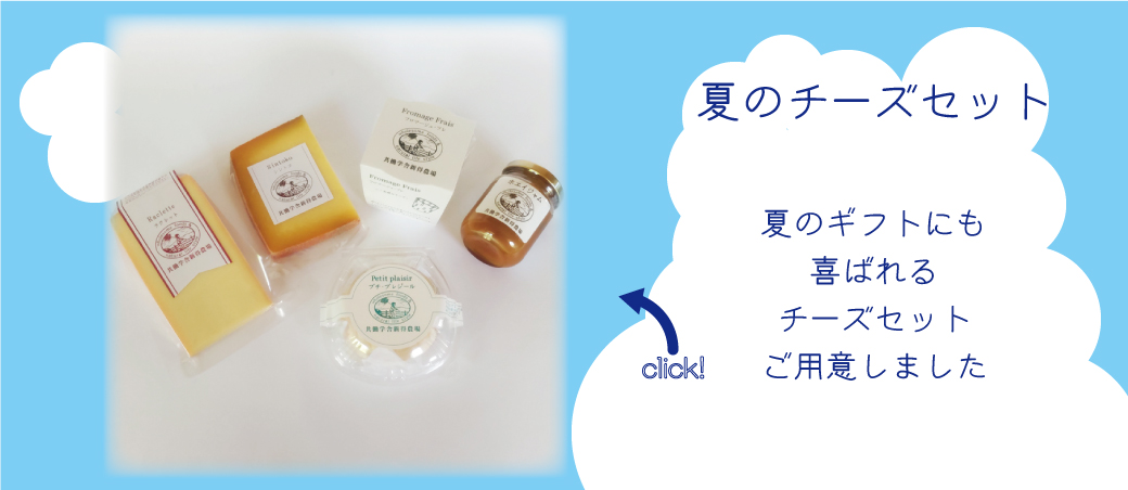 夏のチーズセット