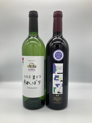 マスカット・ベーリーA F+ 2024　青デラ 2025　赤・白セット