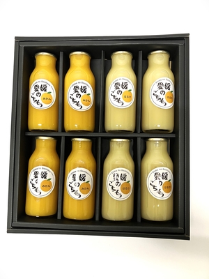 愛媛のごちそうジュース8本セット（みかん&times;4本、はるか&times;4本）