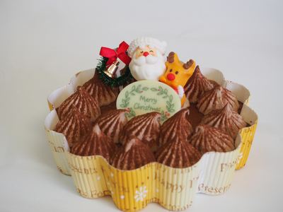 Xmasｱｲｽｹｰｷﾁｮｺとﾊﾟﾝのｾｯﾄ