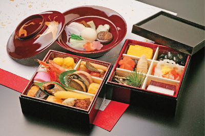 【料亭　坂本屋】和風二段重　銘々おせち（長崎雑煮付）